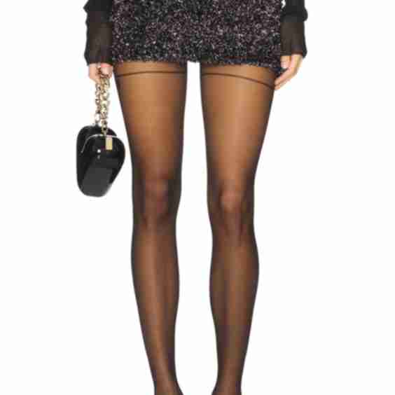 Metallic Mini Skirt