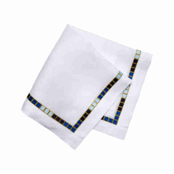 Napkin Mosaico Blue