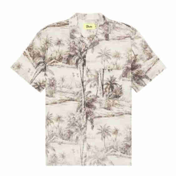Tropical Camo Button Up Shirt