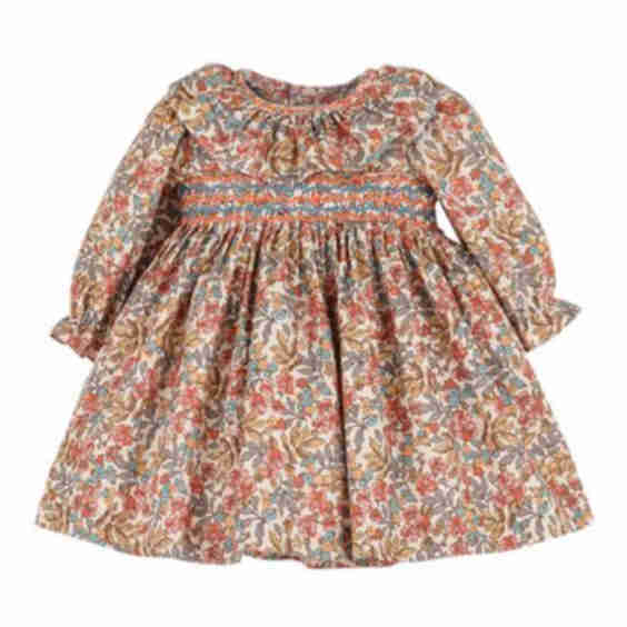 Autumn Pleated Dress