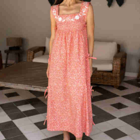Mia Floral Midi Dress