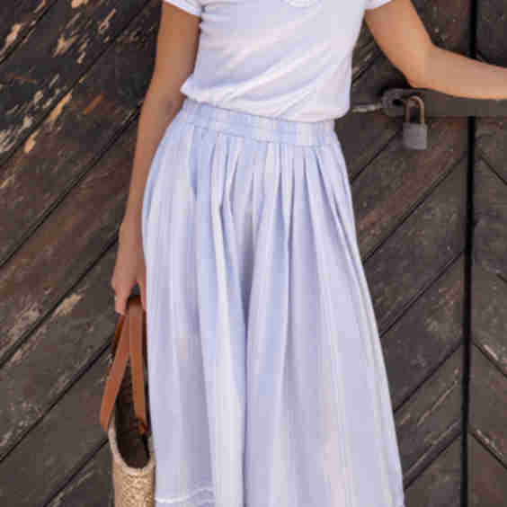 Daniela Azul Claro Skirt