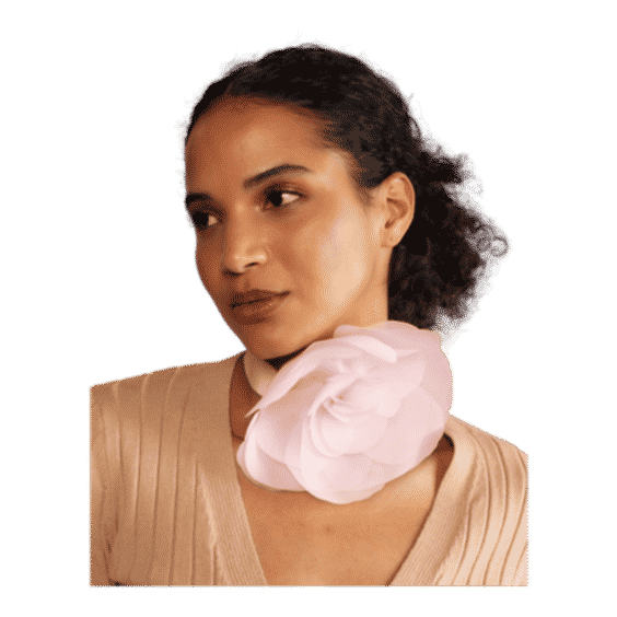 Organza Flower Ties