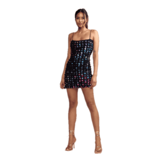 Bella Sequin Applique Dress
