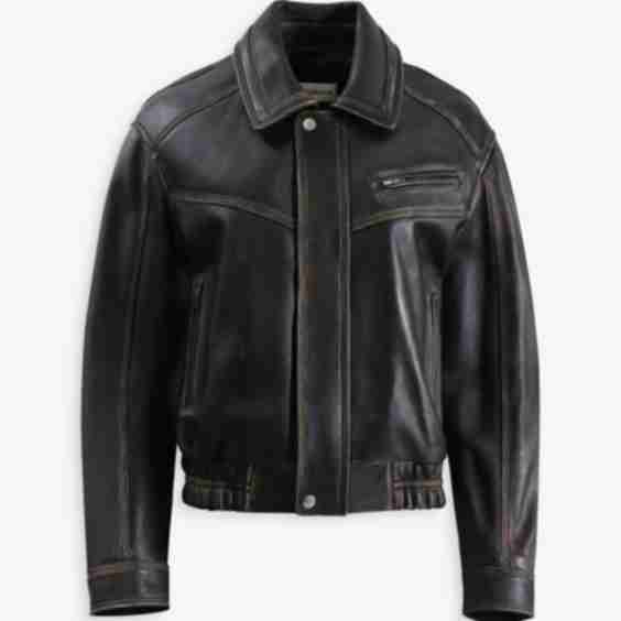Clint Cropped Bomber Jacket
