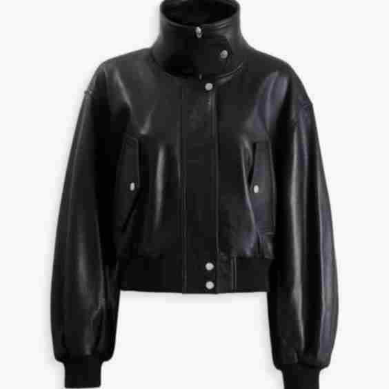 Briar Leather Bomber Jacket