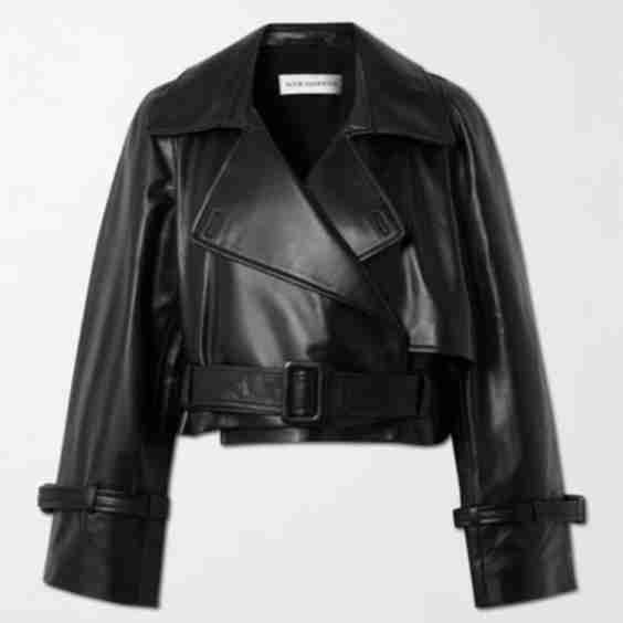Hatti Leather Crop Jacket