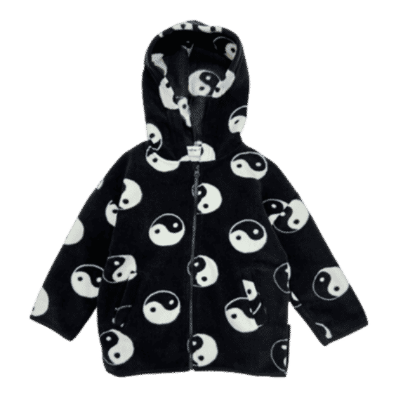 Yin Yang Polar Fleece Hoodie