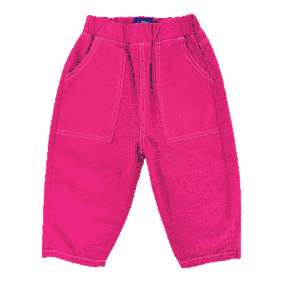 Topstitch Twill Pants