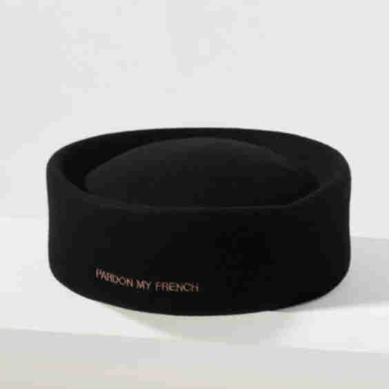 Wool Felt Pillbox Hat