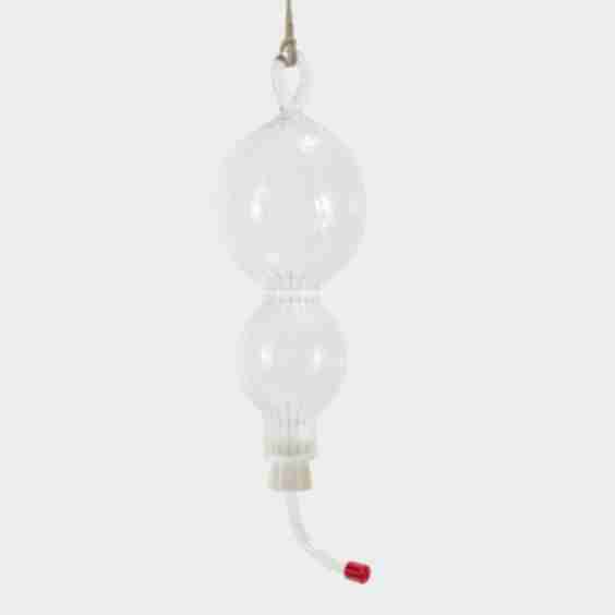 Blown Glass Hummingbird Feeder