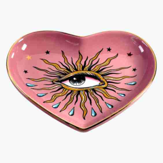 Pop Art Eye Heart Dish