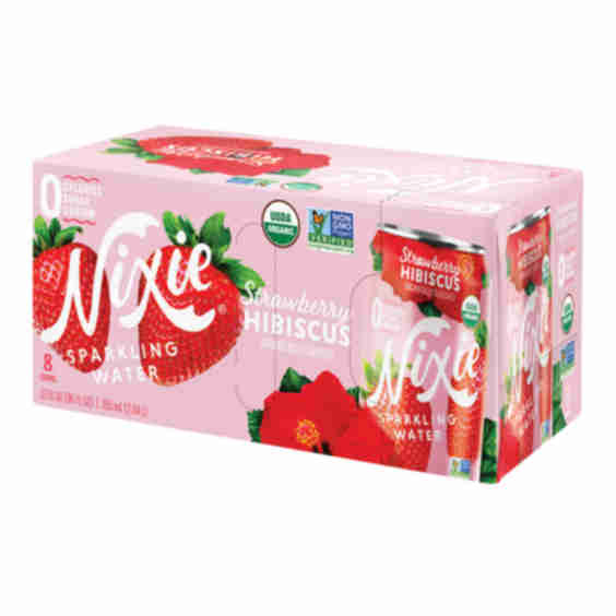 Strawberry Hibiscus Sparkling Water