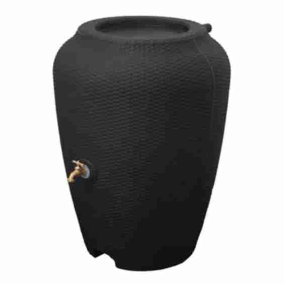 Wicker Rain Barrel, 50 Gallon
