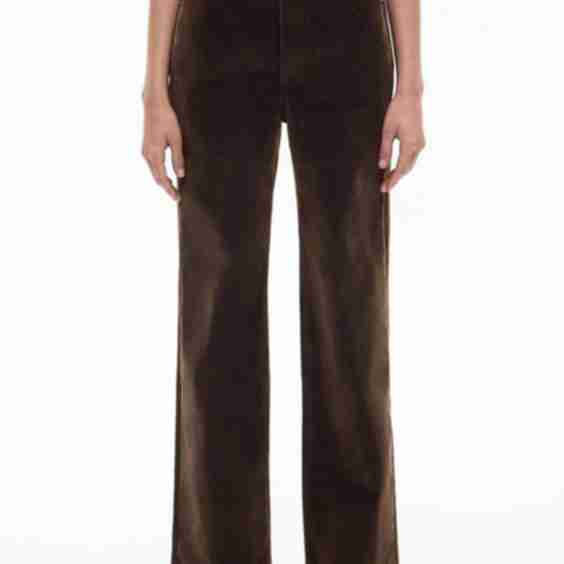 Flocked Denim Jeans