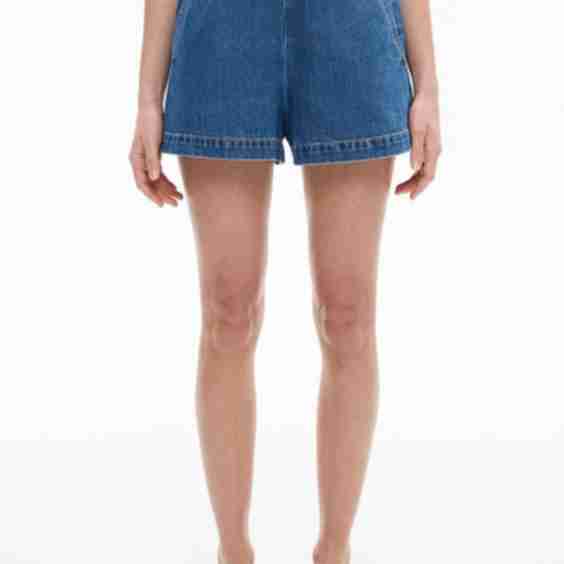 Denim Pull On Shorts