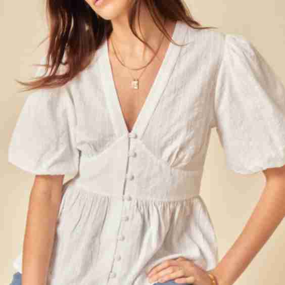 Puff Sleeve Starlight Top