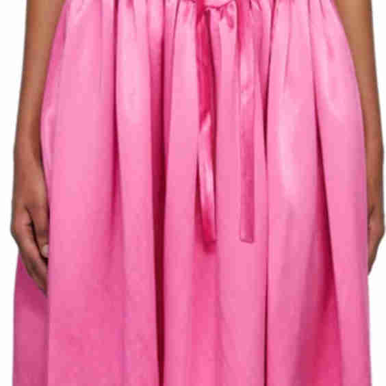 Pink Gaia Midi Dress