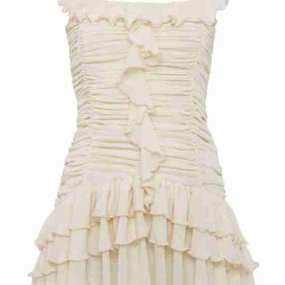 Gemma Mini Dress with All-Over Ruched Texture