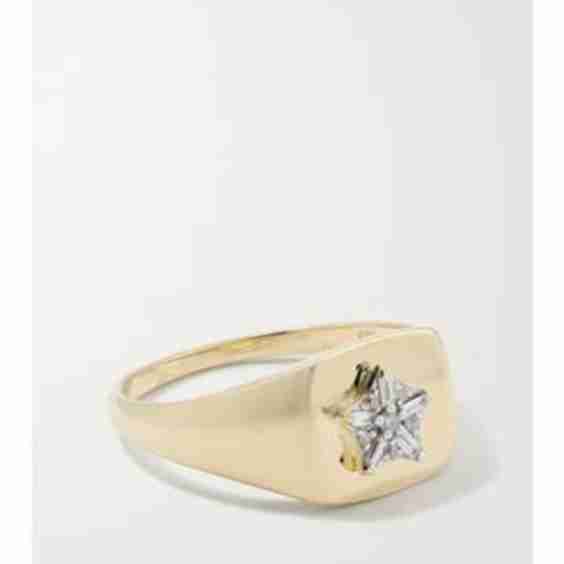 Starbright 10-Karat Gold Diamond Ring