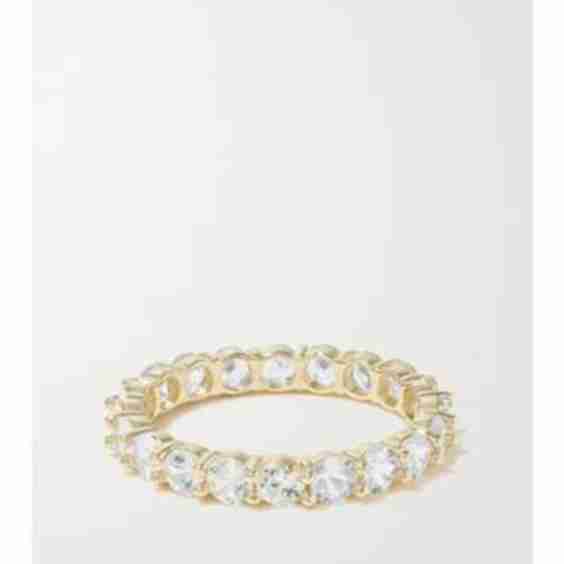 10-Karat Gold Sapphire Ring