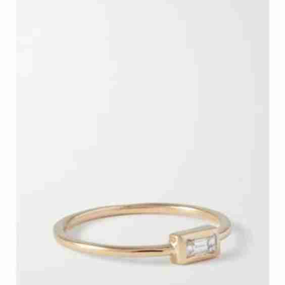 10-Karat Gold Diamond Ring