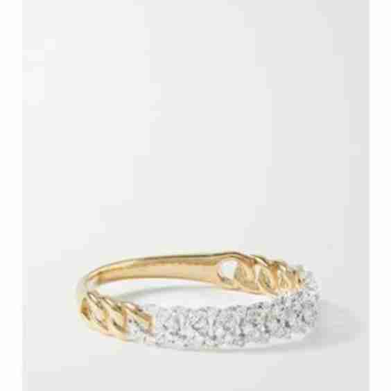 10-Karat Gold Diamond Ring
