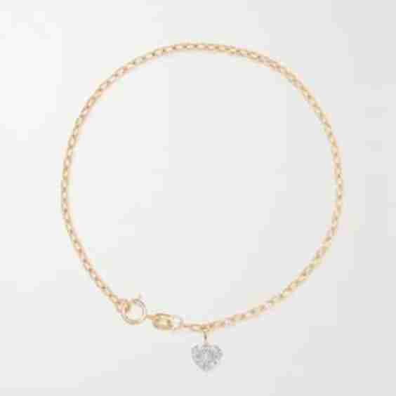 Heart Of The Matter Gold Diamond Bracelet