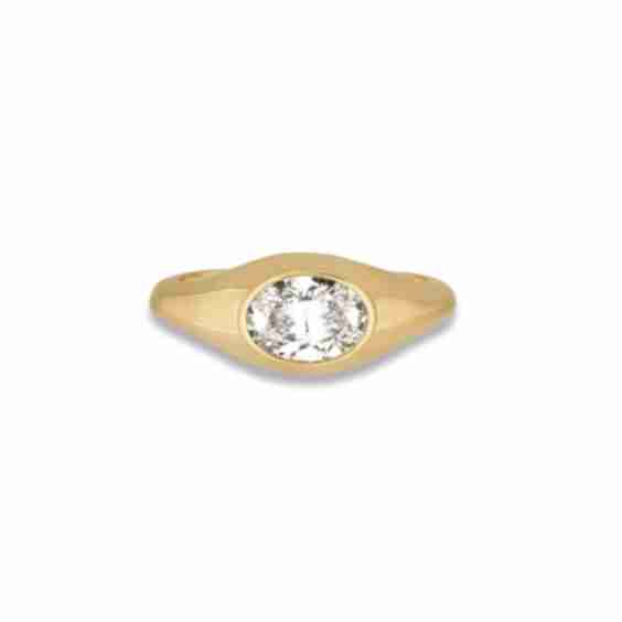 Birthstone Icon Pinky Ring