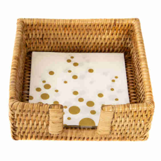 Cocktail Napkin Holder with Cutout