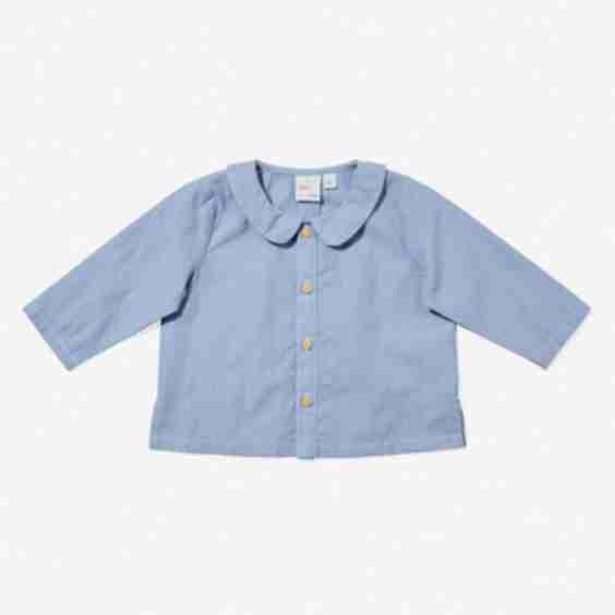 Jefferson Baby Shirt, Pomegranate Plaid