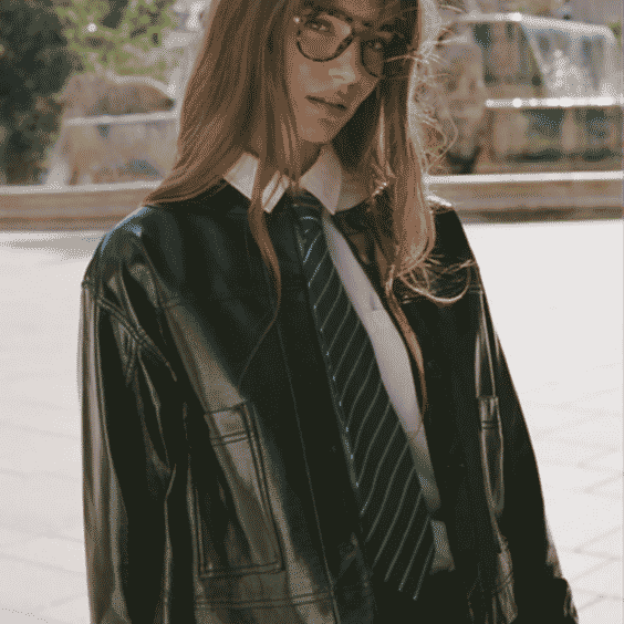 Patent Faux-Leather Jacket