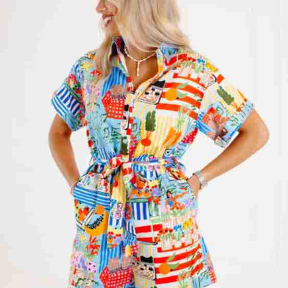 Clemire Market Romper