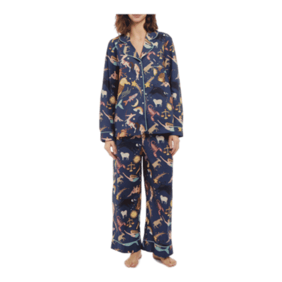 Organic Cotton Printed Long PJ Set