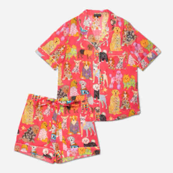 Karen Mabon Organic Cotton Printed Short PJ Set