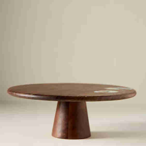 Walnut Wood Cakestand