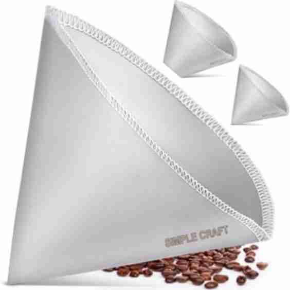 Fine Mesh Stainless Steel Reusable Pour Over Coffee Filter