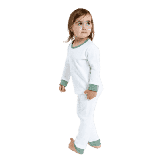 Riley Pajama Set in Chalk