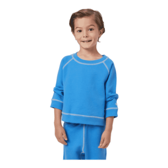 Mini Rowan Crewneck in Capri Blue