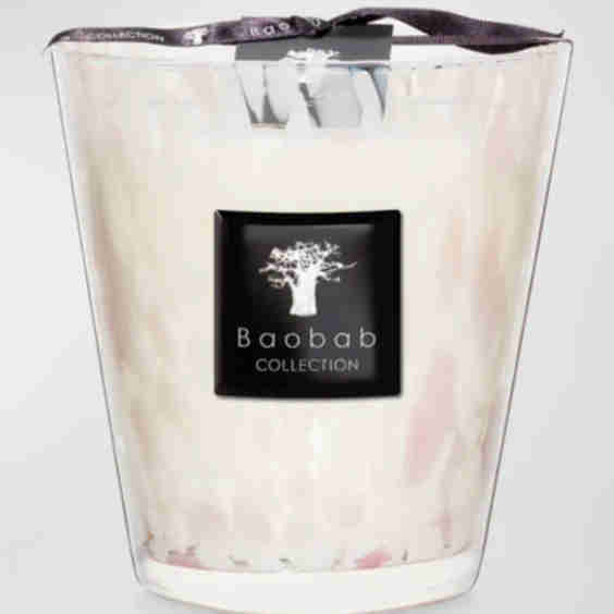 Pearls Candle, 6.3"