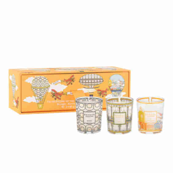 Trio Travel Candles Brussels-Roma-Saint Tropez