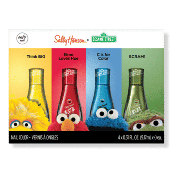 Insta-Dri X Sesame Street Nail Polish Quad Pack