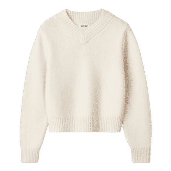 Chunky V-Neck Sweater