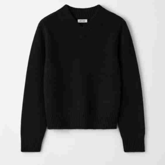 Chunky V-Neck Sweater