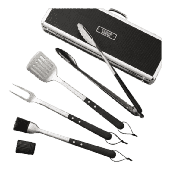 Steel Handled BBQ Tool Set with Storage Case
