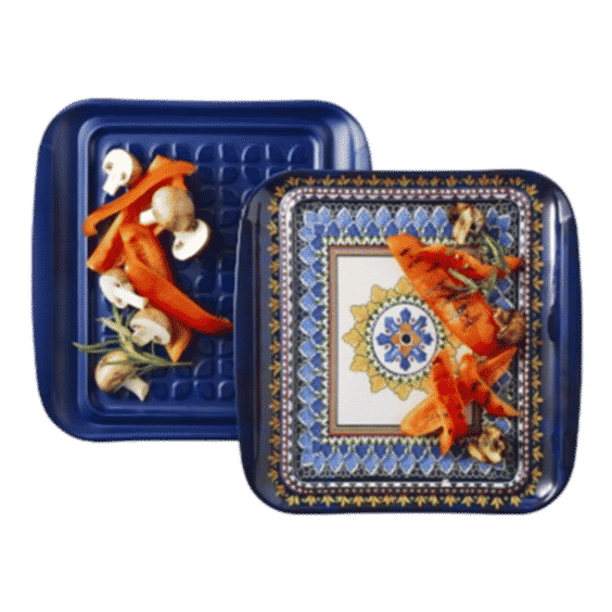 Sicily 2-Piece Grill Prep Trays