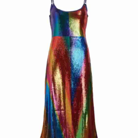 Sequined Spectral Gradient Slipdress