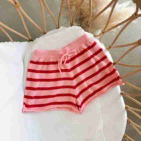 Knit Stripe Shorts