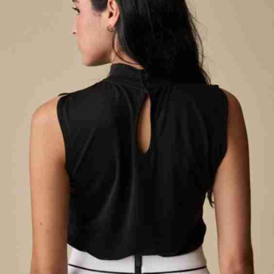 Sleeveless Keyhole Top