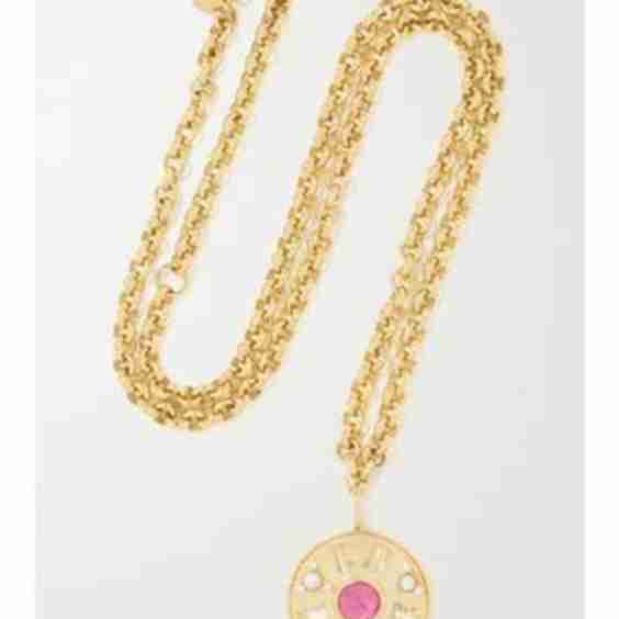 En Route 14-Karat Gold Multi-Stone Necklace